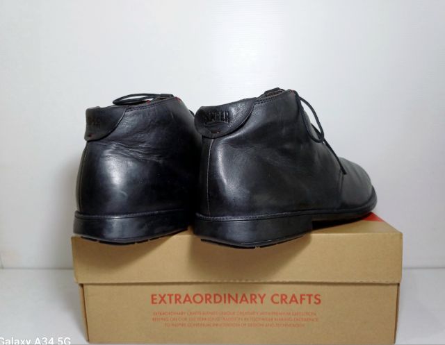 CAMPER Mil Boots for Men 46EU(30.3cm) Original ของแท้ มือ 2 สภาพใกล้เคียงของใหม่, รองเท้า CAMPER หนังแท้ พื้นเต็มสุด ไม่มีตำหนิใดๆ สวยมาก รูปที่ 13