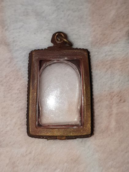 กรอบพระ 2 หน้า ยกซุ้ม เนื้อทองเหลือง สำหรับใส่สมเด็จ ขนาดมาตราฐาน แบบโบราณ งานเก่า อายุเป็น 10 ปี รูปที่ 2