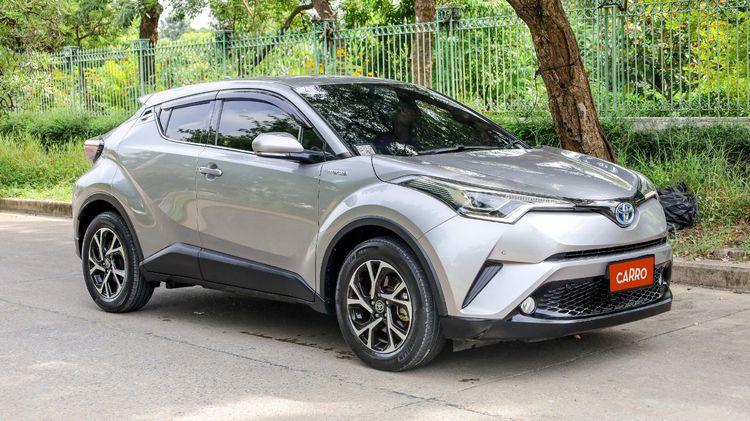 Toyota C-HR 2019 1.8 Hybrid Mid Utility-car เบนซิน เกียร์อัตโนมัติ เทา รูปที่ 1