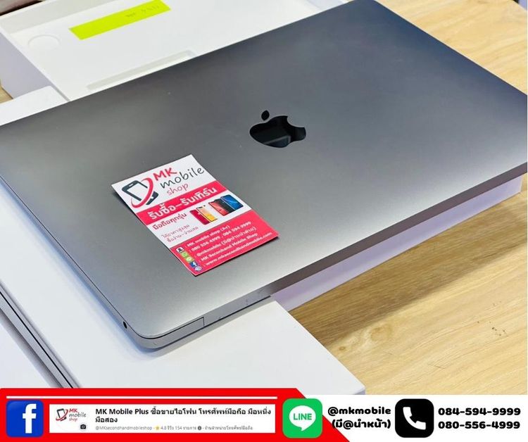 🔥 MacBook Air 13-inch 2020 Chip M1 Ram 8gb SSD 256gb ศูนย์ไทย 🏆 สภามงาม Cycle Count 276 🔌 อุปกรณ์ครบกล่องขาดเพียงคู่มือ 💰 เพียง 21990  M รูปที่ 5