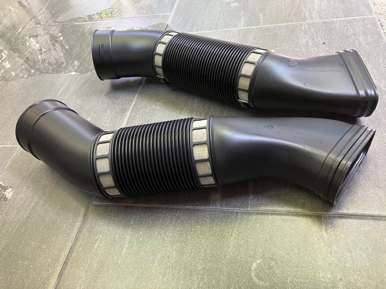 ไฟหน้า Benz CLK W209 ของแท้ Hella มือสอง ท่ออากาศ ท่อไอดี เครื่อง M112 V6 E240 W211 รูปที่ 9