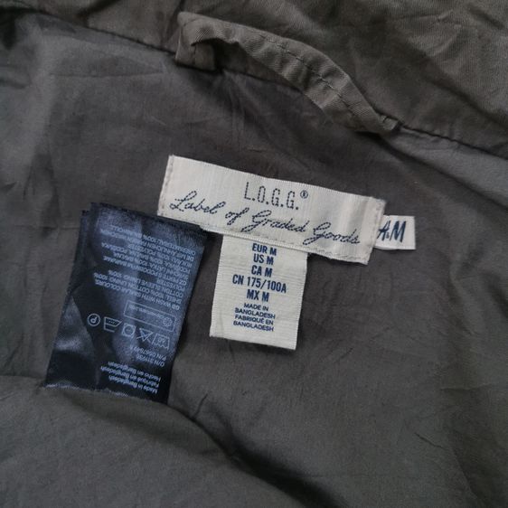 HM Hooded Military Jacket รอบอก 46” รูปที่ 9