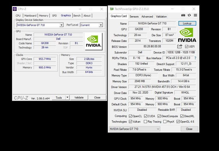 การ์ดจอ NVIDIA GeForce GT 710 DE จากคอมแบนด์ ใช้งานได้ปกติ รูปที่ 4