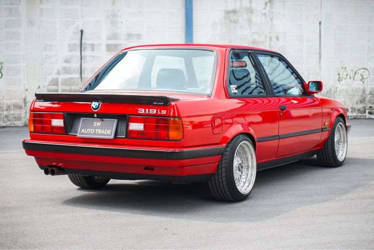 BMW Series 3 1989 318i Sedan เบนซิน เกียร์อัตโนมัติ แดง รูปที่ 3