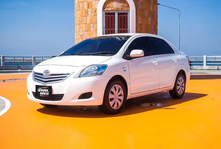 Toyota Vios 2011 1.5 J Sedan เบนซิน ไม่ติดแก๊ส เกียร์อัตโนมัติ ขาว