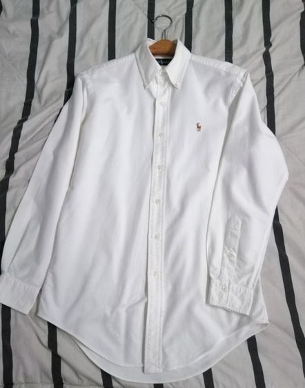 Polo Ralph Lauren เสื้อเชิ้ต M ขาว แขนยาว ⛔ขายแล้ว⛔เสื้อ​ polo ralph​lauren​ แท้