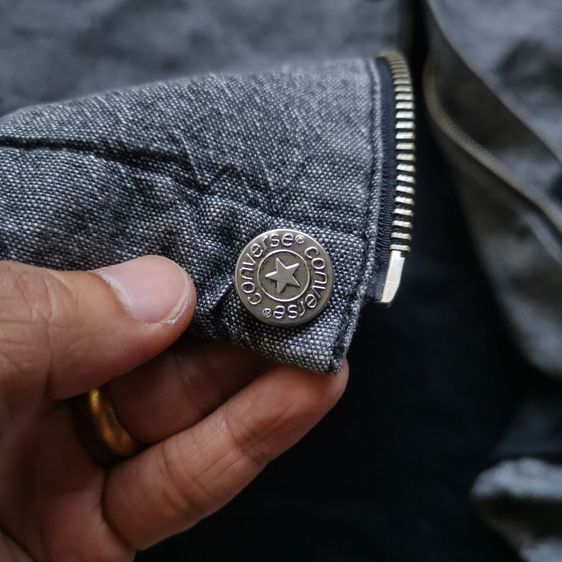Converse Grey Hooded Jacket รอบอก 47” รูปที่ 8