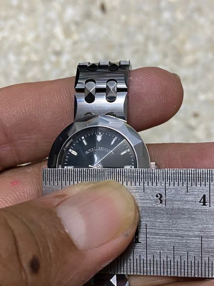 นาฬิกายี่ห้อ ROYAL  ARMANI  แท้มือสอง เลดี้ ทังสเตน หนักทั้งเรือน ข้อมือประมาณ 16 เซนติเมตร  1500฿  รูปที่ 10
