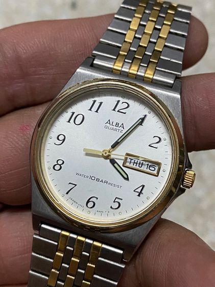 นาฬิกายี่ห้อ ALBA  ทองสวย สายยาว 18.5 เซนติเมตร   650฿ รูปที่ 2