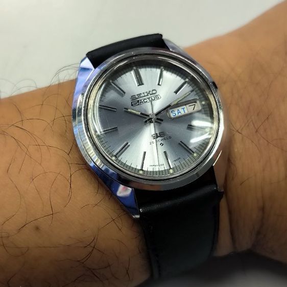 นาฬิกา Seiko automatic เครื่อง 6106 ดึงเม็ดมะยม แล้วเข็มกันหยุดได้ สภาพสวย รูปที่ 7