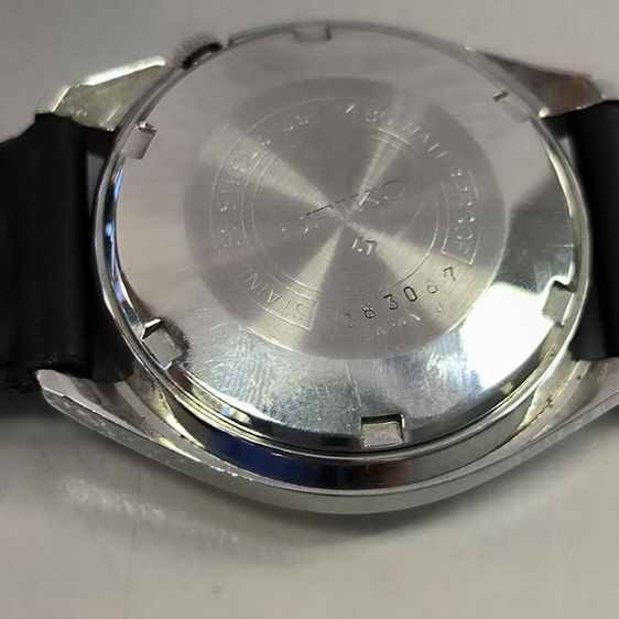 นาฬิกา Seiko automatic เครื่อง 6106 ดึงเม็ดมะยม แล้วเข็มกันหยุดได้ สภาพสวย รูปที่ 6