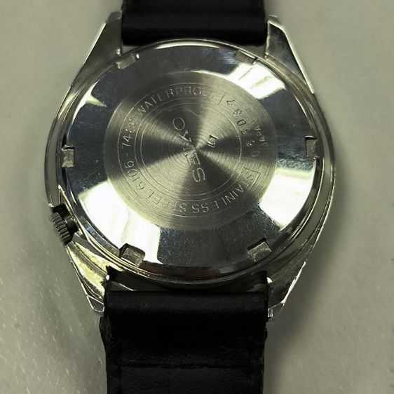 นาฬิกา Seiko automatic เครื่อง 6106 ดึงเม็ดมะยม แล้วเข็มกันหยุดได้ สภาพสวย รูปที่ 4