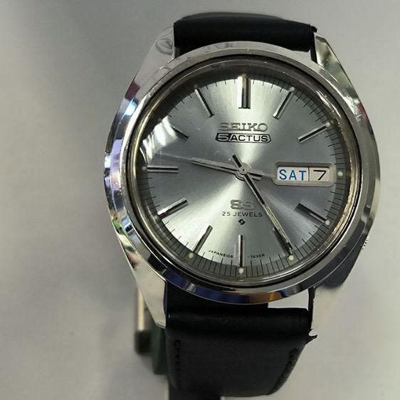 นาฬิกา Seiko automatic เครื่อง 6106 ดึงเม็ดมะยม แล้วเข็มกันหยุดได้ สภาพสวย รูปที่ 3