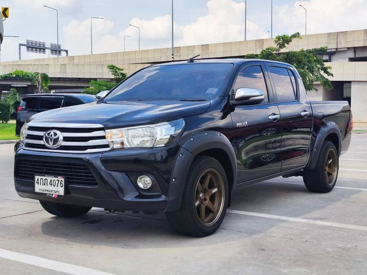 Toyota Hilux Revo 2015 2.4 E Pickup ดีเซล เกียร์ธรรมดา ดำ