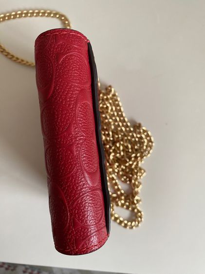 กระเป๋าใส่บัตร coach แท้ สีแดงสวยมากก รูปที่ 8