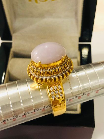 แหวนหยกพม่า ม่วงลาเวนเดอร์ รูปที่ 2