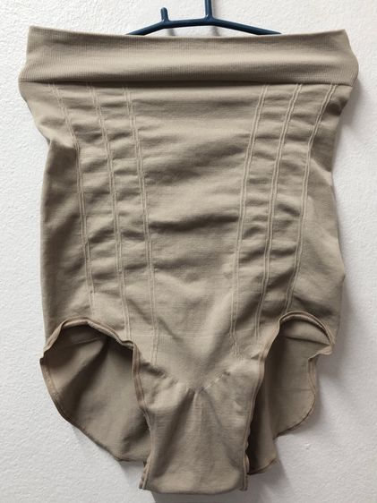 สเตย์รัดหน้าท้อง เก็บพุง เอวสูงถึงใต้อก ผ้านอก คุณภาพสูง Size M สีครีม ดำ รูปที่ 4