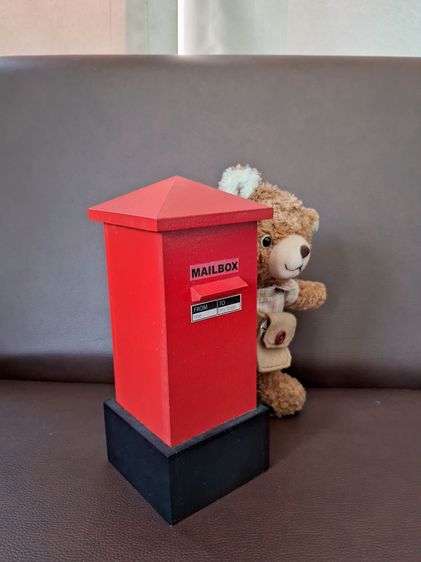โมเดลตู้ไปรษณีย์พร้อมตุ๊กตาหมี รูปที่ 2
