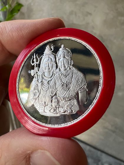 เหรียญพระแม่อุมาเทวี คู่พระศิวะ วัดแขก สีลม รูปที่ 3