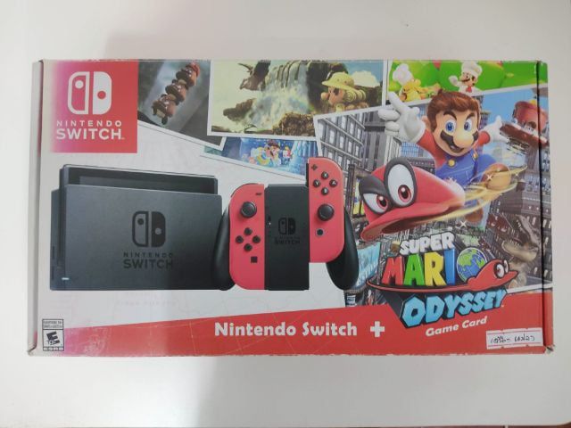 Nintendo เครื่องเกมส์นินเทนโด Nintendo Switch เชื่อมต่อไร้สายได้ Switch แปลง 512gb Mario Odyssey Bundle