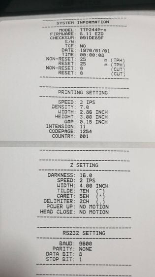 ลดสุดแล้ว เครื่องพิมพ์บาร์โค้ด TSC TTP – 244 PRO Barcode Printer สภาพมือหนึ่ง รูปที่ 12