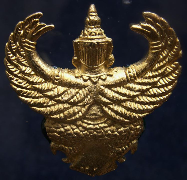 พญาครุฑ พิธียกครุฑพ่าห์ ศาลจ.เบตง พ.ศ. 2555 เนื้อทองเหลืองกะไหล่ทองลงยา รูปที่ 10