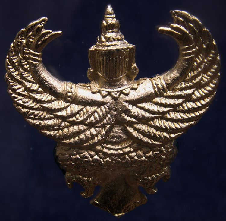 พญาครุฑ พิธียกครุฑพ่าห์ ศาลจ.เบตง พ.ศ. 2555 เนื้อทองเหลืองกะไหล่ทองลงยา รูปที่ 16
