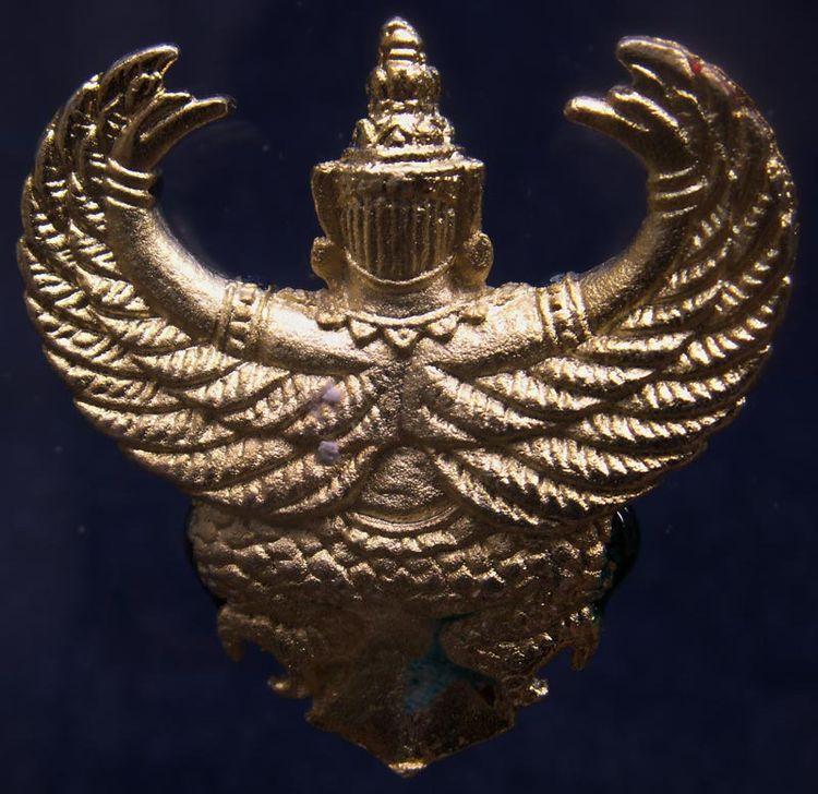 พญาครุฑ พิธียกครุฑพ่าห์ ศาลจ.เบตง พ.ศ. 2555 เนื้อทองเหลืองกะไหล่ทองลงยา รูปที่ 14
