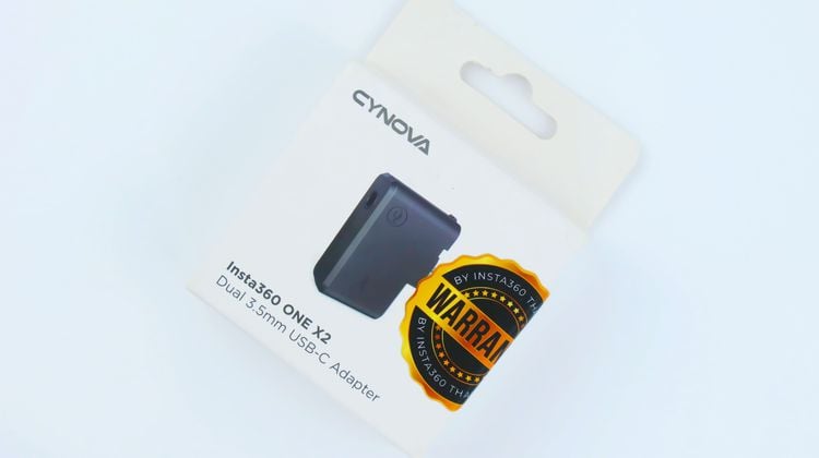 Insta360 One X2 Dual 3.5mm USB-C Adapter หัวแปลงสำหรับเชื่อมต่อหูฟังและไมค์  อุปกรณ์ครบกล่อง ยังไม่ผ่านการใช้งาน  - ID23110013 รูปที่ 4