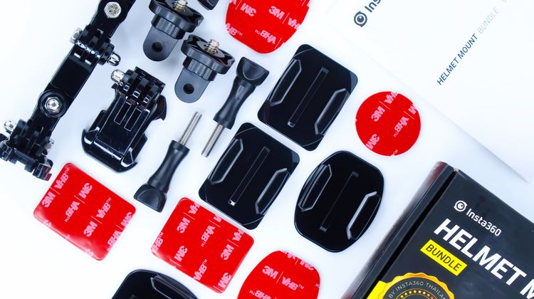 Insta360 Helmet Mount Bundle อุปกรณ์ติดตั้งสำหรับหมวกกันน็อก  สินค้ายังไม่ผ่านการใช้งาน  - ID23110015 รูปที่ 6
