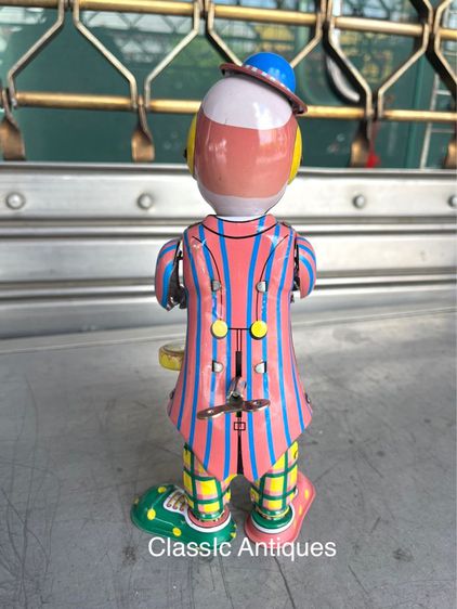 ตัวตลก ตีกลอง ของเล่นสังกะสีA6 รูปที่ 2