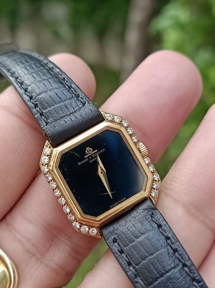 นาฬิกา Baume Mercier GENEVE LADY QUARTZ 18k Solid Gold รูปที่ 9