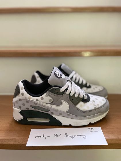 NIKE AIR MAX 90 POLKA DOTS GREY size 8.5us มือ2 รูปที่ 2