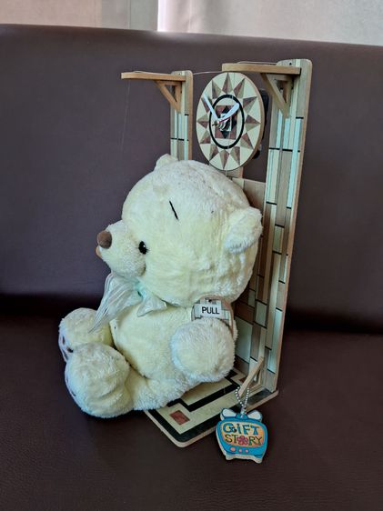 นาฬิกาตั้งโต๊ะพร้อมตุ๊กตาหมี (GUND) รูปที่ 2