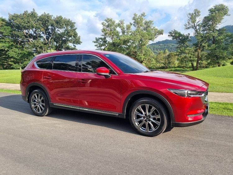 Mazda CX-8 2020 2.5 SP Sedan เบนซิน ไม่ติดแก๊ส เกียร์อัตโนมัติ แดง รูปที่ 1