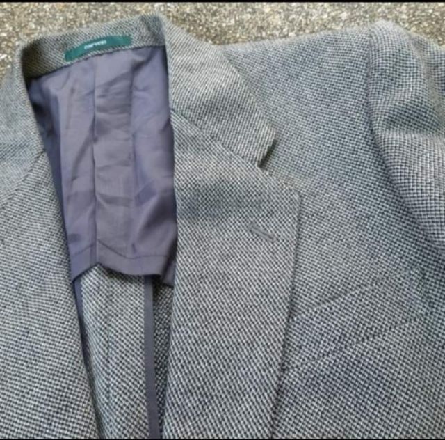 Carven Paris tweed suit blazer 🔵🔵🔵 รูปที่ 4