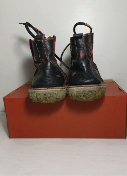 EJECT Boots for Women 40EU(25.7cm) Original ของแท้ มือ 2 สภาพเยี่ยม, รองเท้าบู้ท EJECT หนังแท้แต่งลายแนว"Arts" พื้นเต็มเหมือนมือ 1 สวยมาก รูปที่ 12