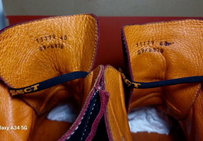 EJECT Boots for Women 40EU(25.7cm) Original ของแท้ มือ 2 สภาพเยี่ยม, รองเท้าบู้ท EJECT หนังแท้แต่งลายแนว"Arts" พื้นเต็มเหมือนมือ 1 สวยมาก รูปที่ 18