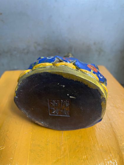 เจ้าแม่กวนอิม ทองเหลืองถมปัดA1 รูปที่ 7