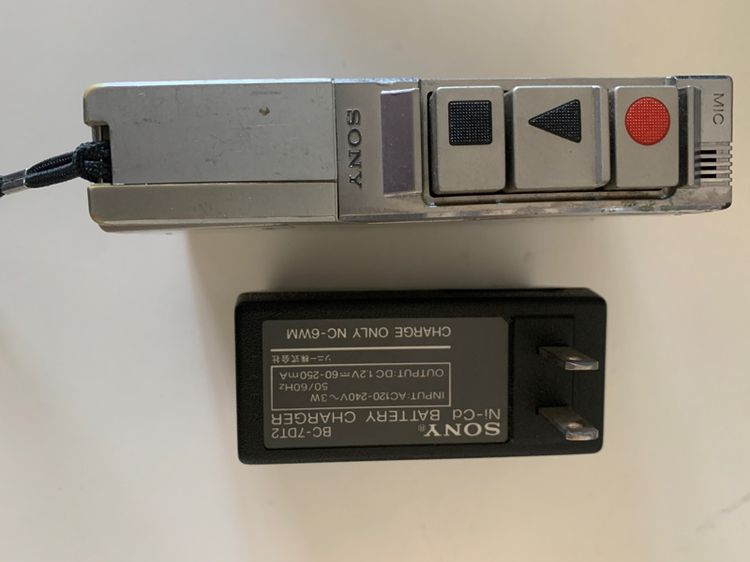 เครื่องบันทึกเสียง SONY Microcassette-Corder M-7  รูปที่ 2