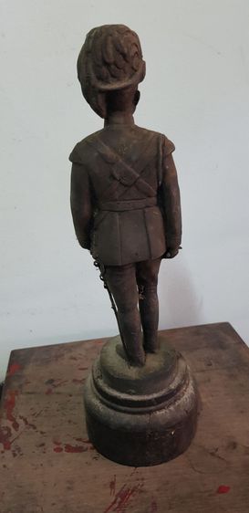 รูปหล่อบูชาโลหะเก่าโบราณฐานไม้ รูปที่ 6