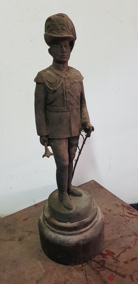 รูปหล่อบูชาโลหะเก่าโบราณฐานไม้ รูปที่ 9