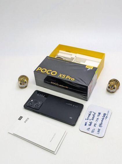ยี่ห้ออื่นๆ 256 GB ขาย เทิร์น Poco X5 Pro 5G Ram 8 Rom 256 ศูนย์ไทย สภาพสวย อุปกรณ์ครบยกกล่อง ประกันยาว เพียง 6,990 บาท ครับ 