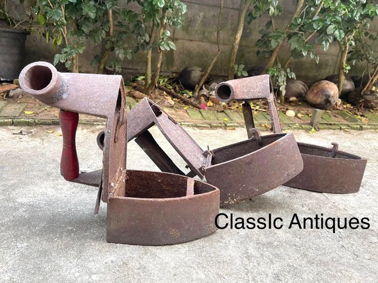 เตารีด งวงช้าง โบราณเก่าสะสมA12 รูปที่ 6