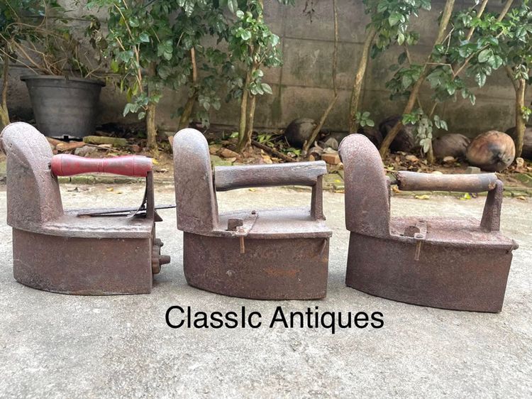 เตารีด งวงช้าง โบราณเก่าสะสมA12 รูปที่ 2