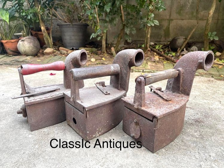 เตารีด งวงช้าง โบราณเก่าสะสมA12 รูปที่ 8