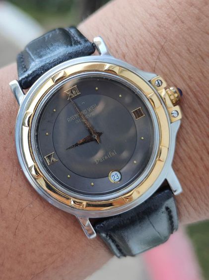 นาฬิกา Raymond Weil Parsifal Collection 18K Gold Model 9189 Black Dial ขอบทอง 18k  รูปที่ 14