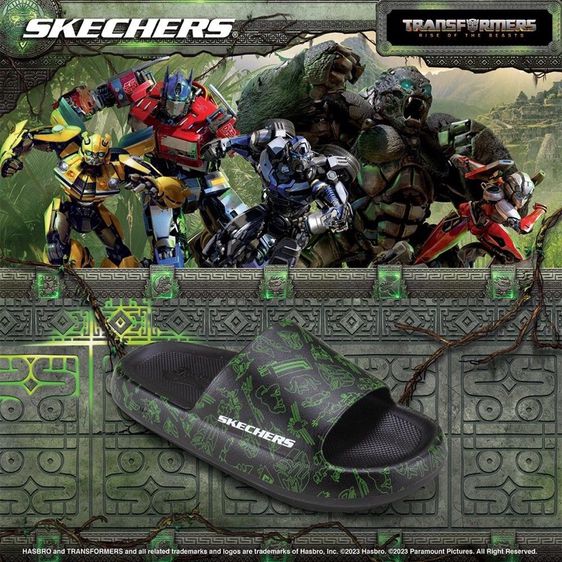 Skechers สเก็ตเชอร์ส รองเท้าแตะ Transformers Sandals เบอร์ 9 US  รูปที่ 2
