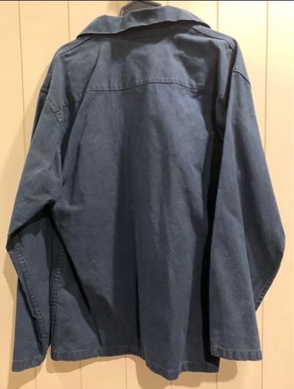 Fisherman smock pullover jacket made in France  รูปที่ 10