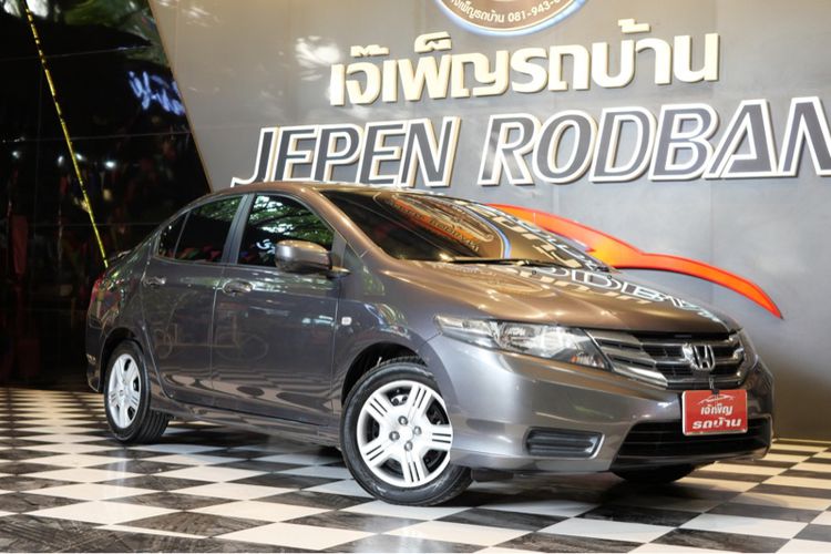 Honda City 2013 1.5 S Sedan เบนซิน ไม่ติดแก๊ส เกียร์อัตโนมัติ เทา